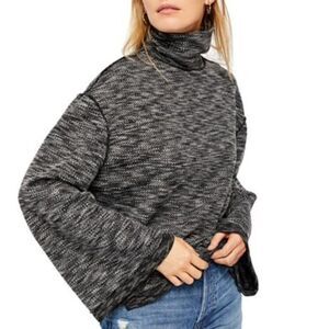 Free People Boxy Oversized Night Star Combo Sweater Size M